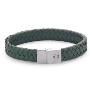 Rebel & Rose Armband Full Metal Premium 12mm Green