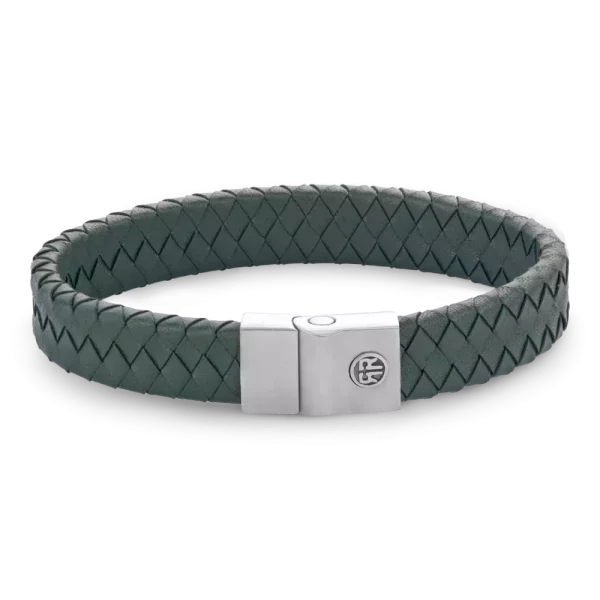 Rebel & Rose Armband Full Metal Premium 12mm Green