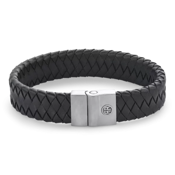 Rebel & Rose Armband Full Metal Premium 15mm Black