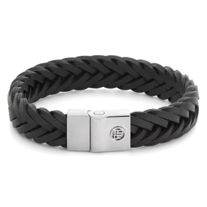 Rebel & Rose Armband Full Metal Premium Braided 12mm Black