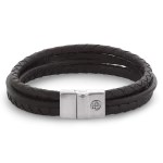 Rebel & Rose Armband Full Metal Premium Combo 12mm Brown