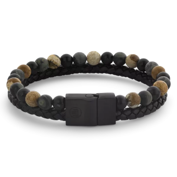 Rebel & Rose Armband Full Metal Combo 12mm Autumn Storm