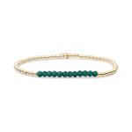 Sparkling Petrol Green Quartz Universe armband