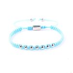 Caviar Collection armband Alpha Blue x White Gold