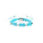 Caviar Collection armband Star Blue x White Gold