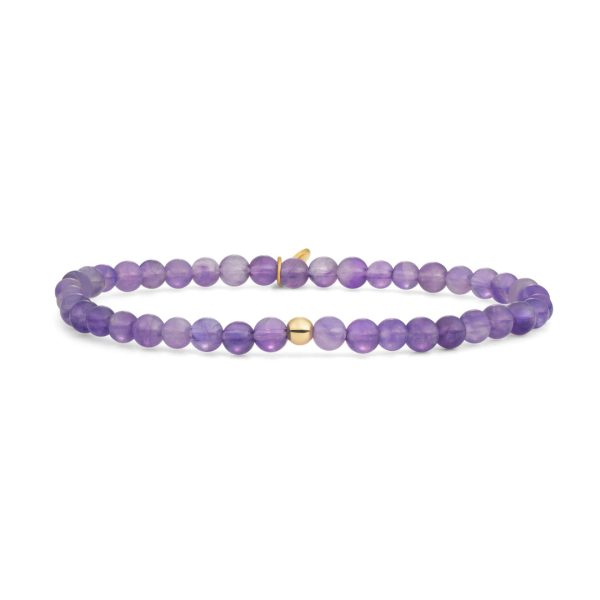 Sparkling Jewels Amethyst Saturn small armband