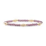 Sparkling Jewels Aubergine Quartz Bold Mix Armband