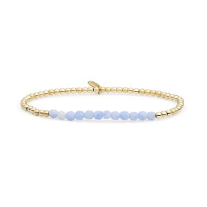 Sparkling Jewels Blue Lace Agate Universe armband