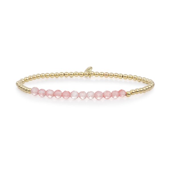 Sparkling Jewels Cherry Quartz Universe armband