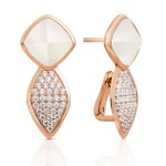 Sparkling Jewels Edge Crystal Pearl Oorstekers