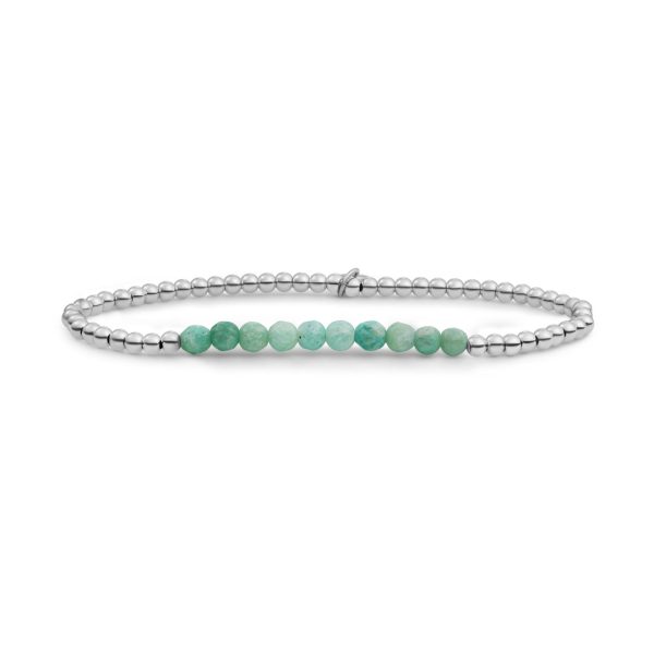 Sparkling Jewels Rich Green Amazonite Universe armband