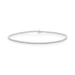 Sparkling Jewels Saturn 2mm kralenarmband | Zilver