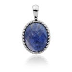 Sparkling Jewels Twist Pendant l Sodalite