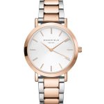 Rosefield Dames Horloge The Tribeca - White Sunray - TWSSRG-T64