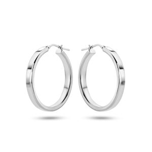 Casa Jewelry Creolen Banda M Zilver
