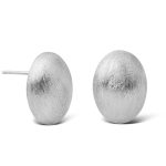 Casa Jewelry Oorsieraad Bikkel S Satin Zilver