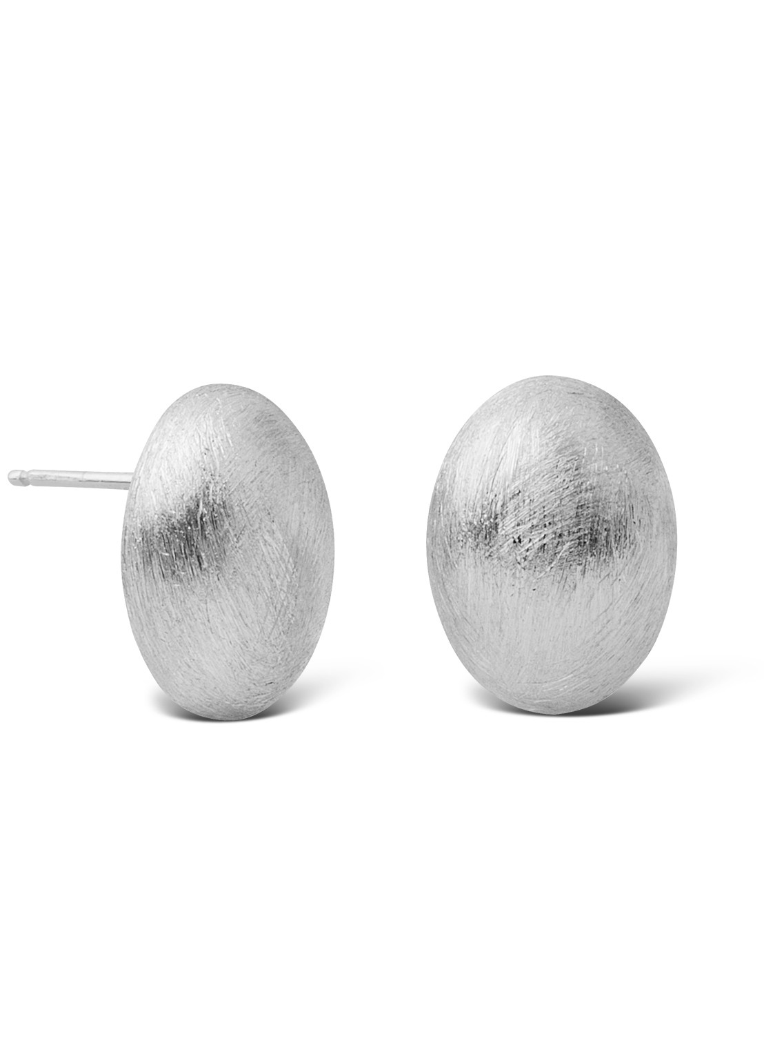 Casa Jewelry Oorsieraad Bikkel S Satin Zilver