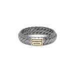 Buddha to Buddha Ben XS Ring Black Rhodium Shine Goud 14kt