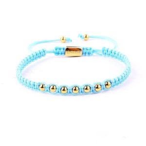 Caviar Collection armband Alpha Blue x Gold