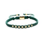 Caviar Collection armband Alpha Green x Gold