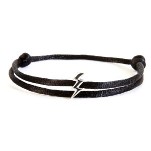 Caviar Collection armband Neon Black x Lightning White Gold