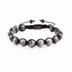 Caviar Collection armband Grey Ghost