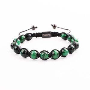 Caviar Collection armband Green Safari