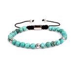 Caviar Collection armband Cyan x White Gold