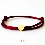 Caviar Collection armband Neon Bordeaux x Circle Gold
