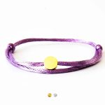 Caviar Collection armband Neon Lila x Circle Gold