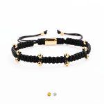 Caviar Collection armband Cobra Black x Gold