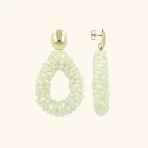 LOTT GIOIELLI - Ivoor Oorbellen Anne Druppel L Marquis