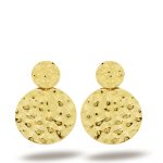 Casa Jewelry Oorhangers Double Bounce Goud