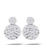 Casa Jewelry Oorhangers Double Bounce Zilver