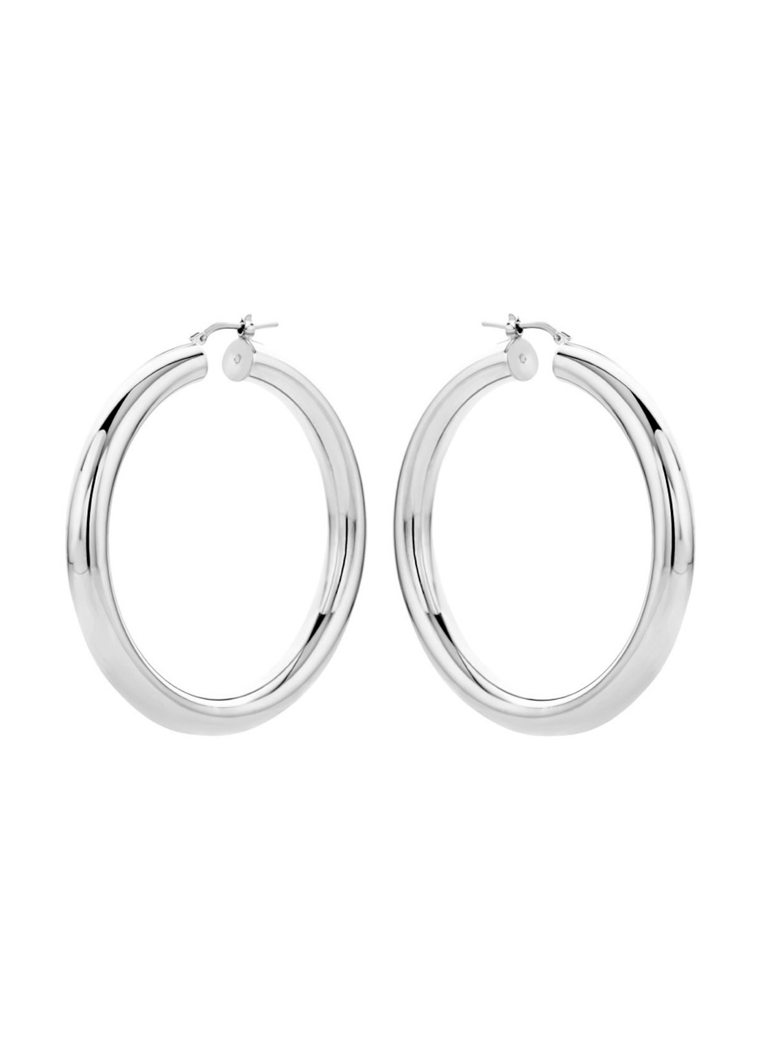Casa Jewelry Oorsieraad Creolen Frida XL Zilver
