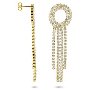 Jebow Jewels oorhangers zirkonia