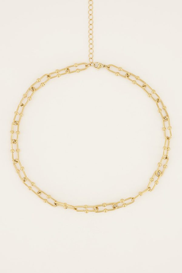 Iconic schakelketting met bolletje