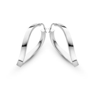 Casa Jewelry Creolen Illusion Zilver