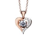 Julie Julsen Dancing Stone hart hanger roségoud