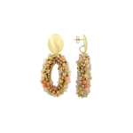 LOTT GIOIELLI - Oval M irregular stones - Tangerine