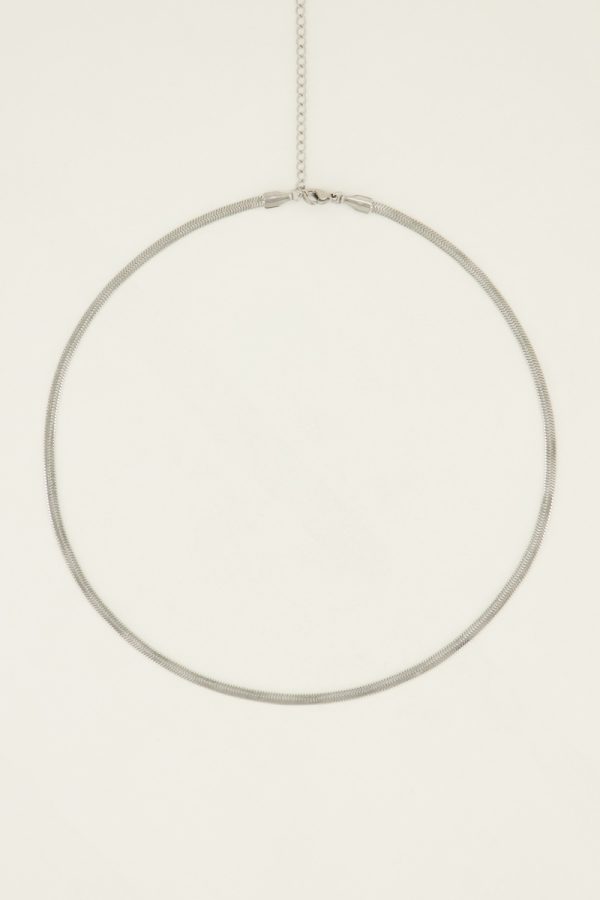 Platte schakelketting