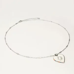Ketting met hart en parel