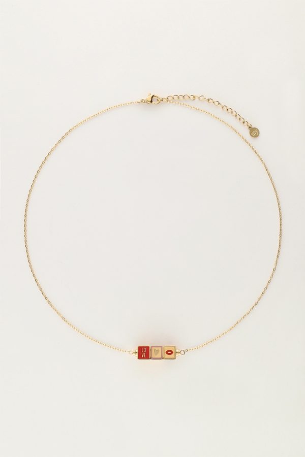 Ketting cubes "New York"