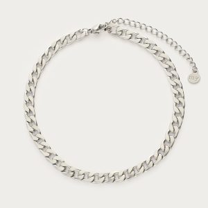 Enkelbandje schakels zilver
