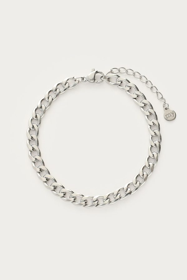 Armbandje schakels zilver