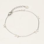 Minimalistische armband met mini strikjes