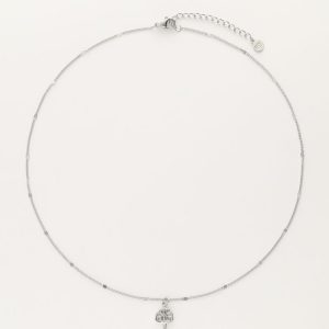 Vintage minimalistische ketting met sleutel