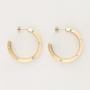 Starry oorringen met strass