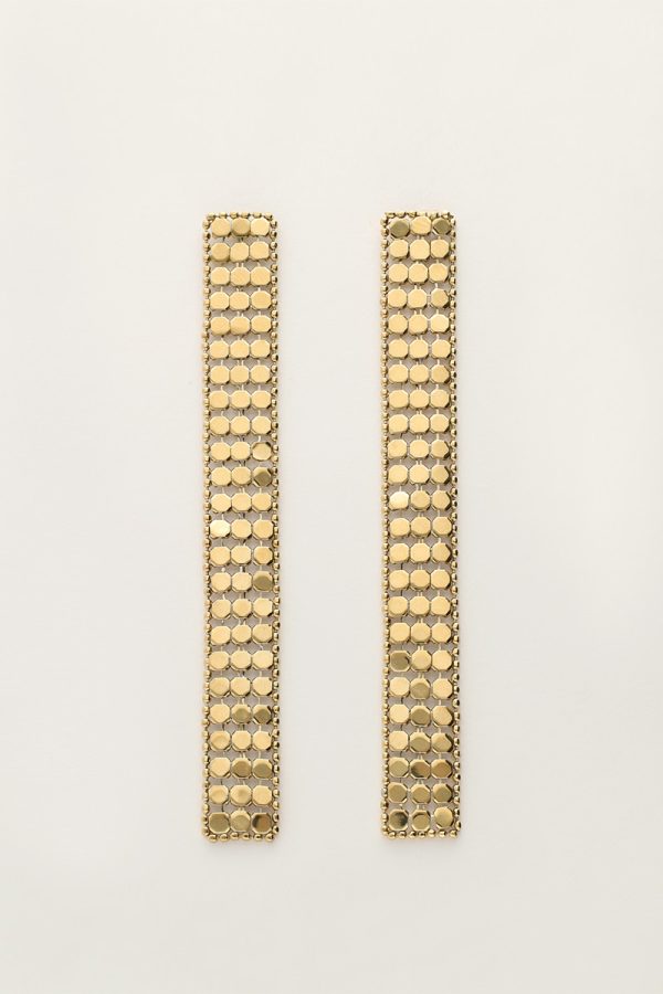 Starry statement oorhangers met coins