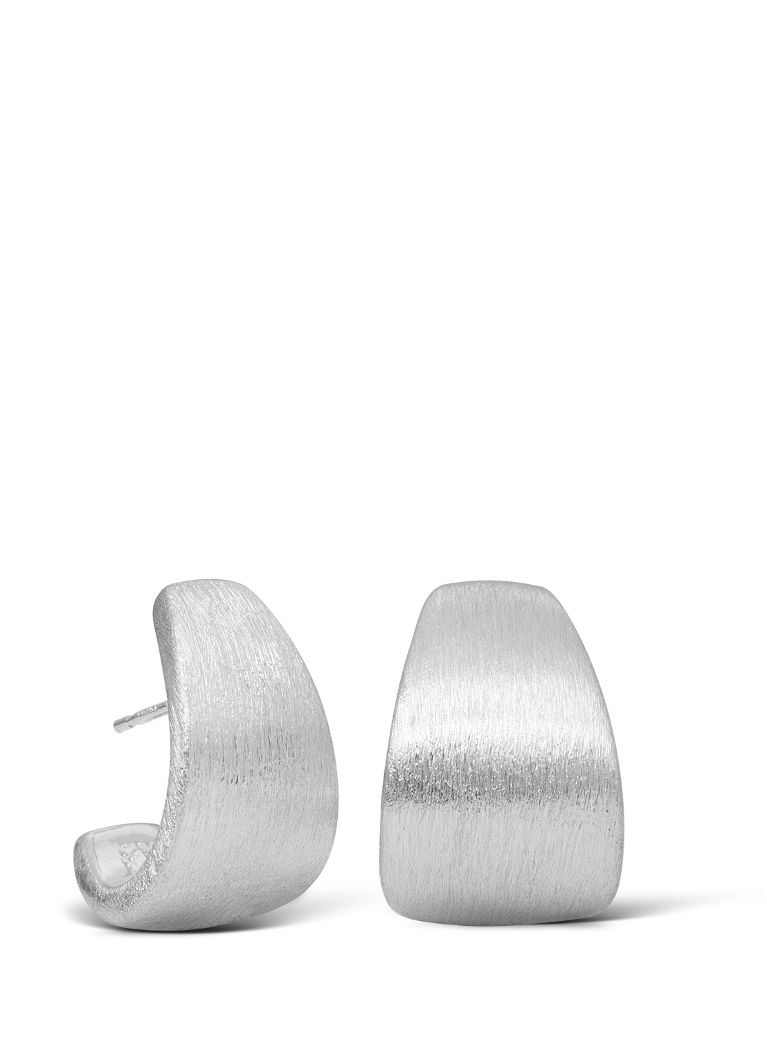 Casa Jewelry Oorsieraad Taps Max Satin Zilver